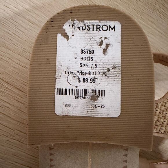 Dolce Vita Tan Woven Leather Fisherman Sandals 7.5. EUC - Picture 8 of 9